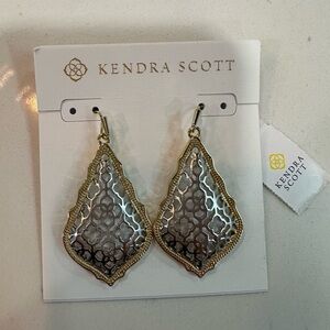 Kendra Scott Addie earrings gold silver